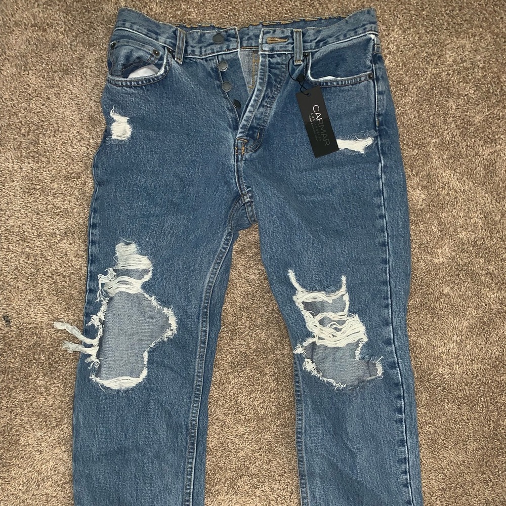 Carmar distressed jeans
